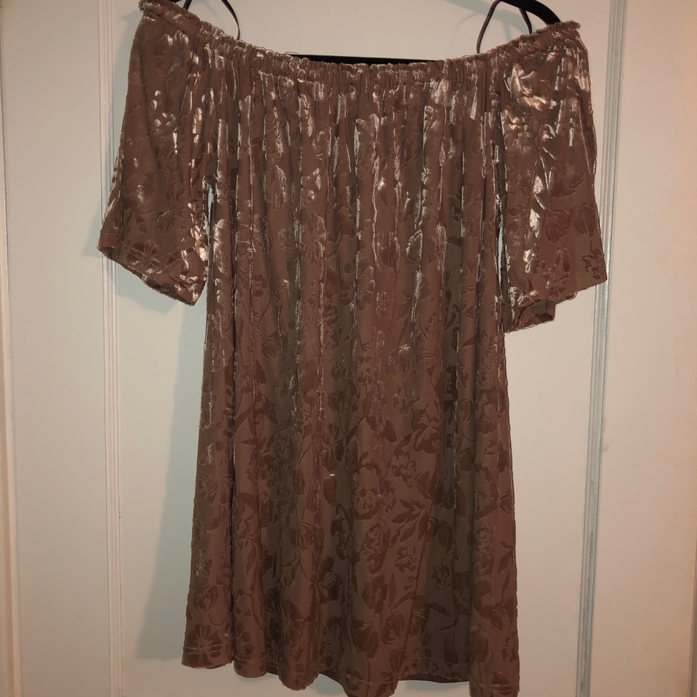 Shoulder Shimmer Dress